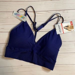 Jockey blue bralette